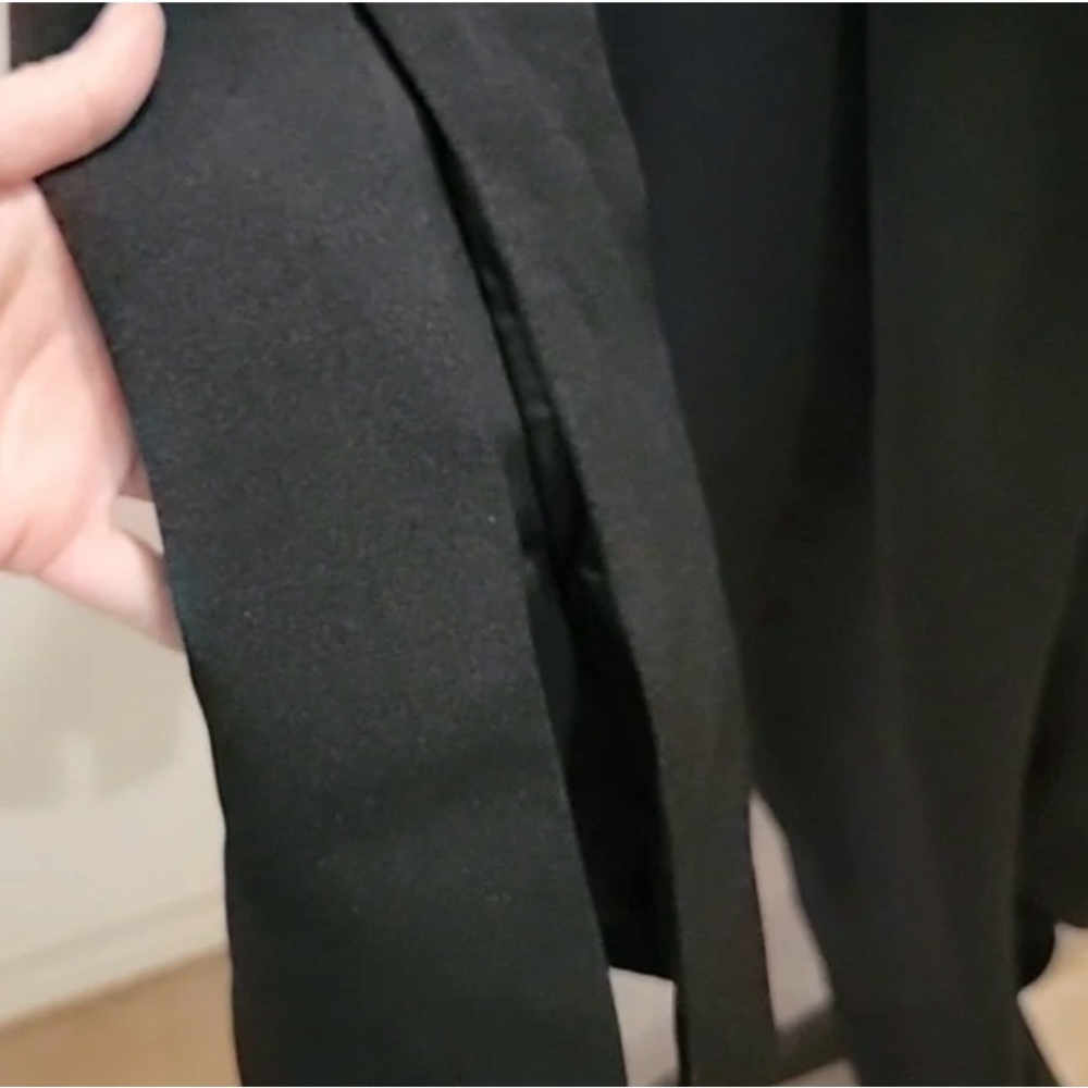 Express Elegant Black Jumpsuit with Belt - Picture 5 of 6